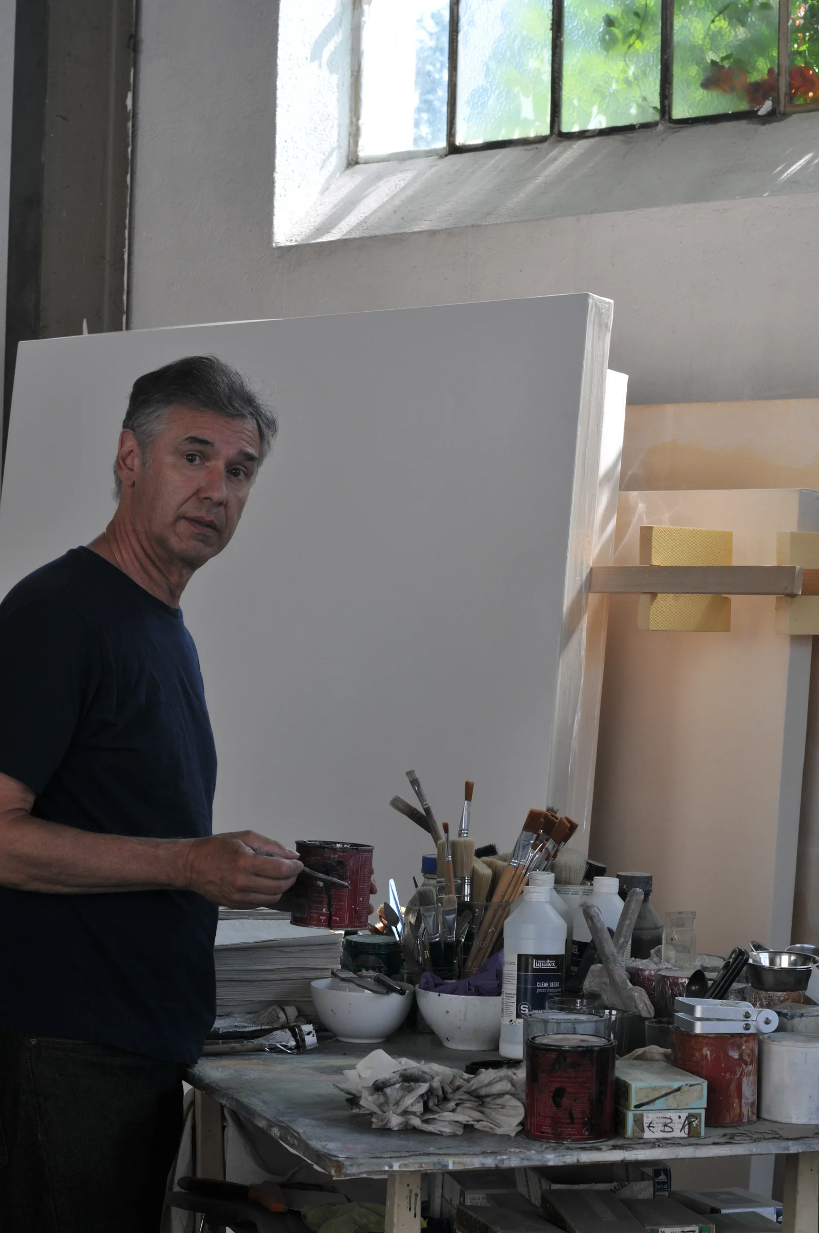 Fernando Baccalà al lavoro